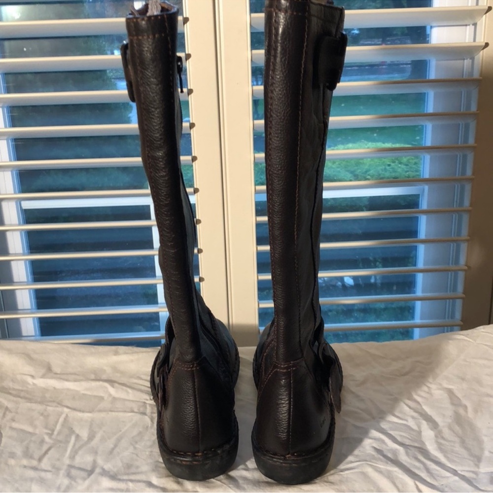 NWOT BOC by born dark French roast Elegant Brown Knee-High Women's Boots - Picture 2 of 8